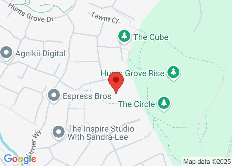 Map showing location of Hill View Park