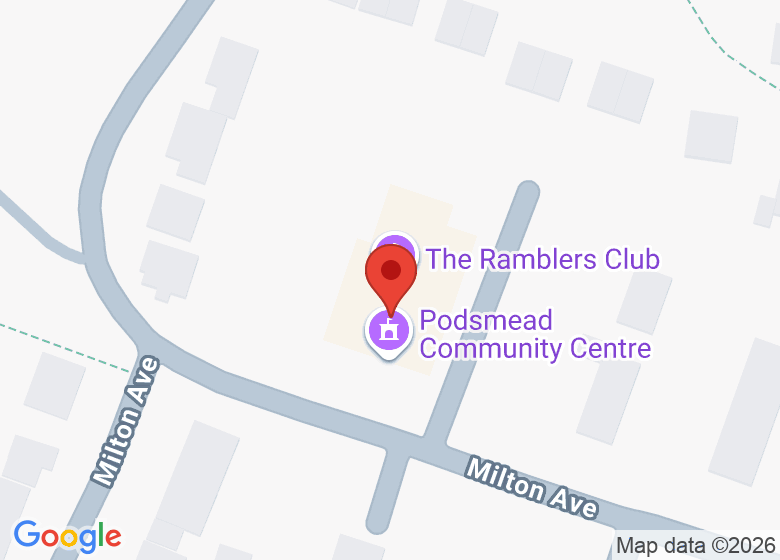 Map showing location of One Church, Podsmead Community Centre