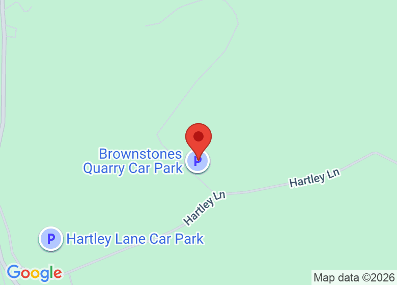 Map showing location of Brownstones Quarry Car Park