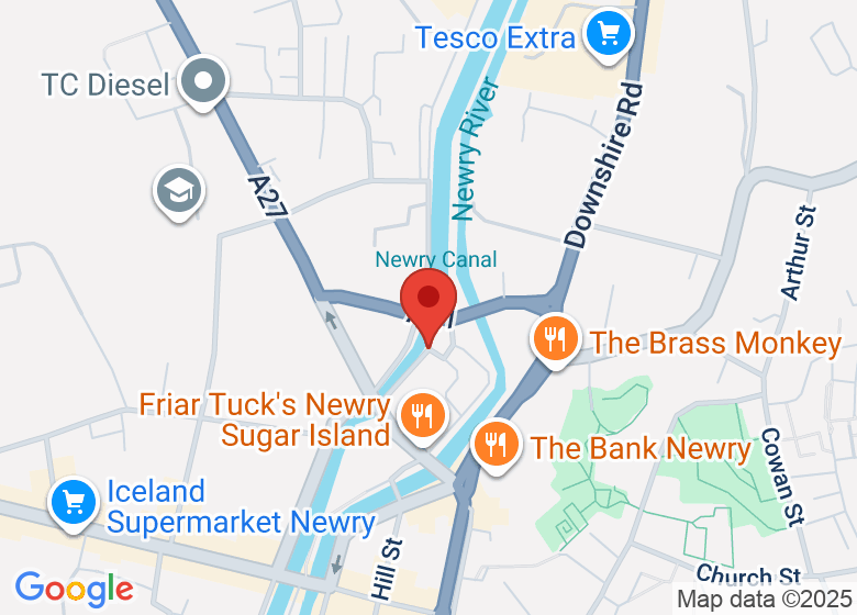 Map showing event location
