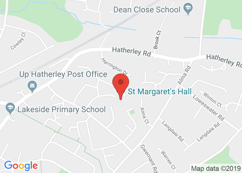 Map showing location of The Annex St Margaret's Hall