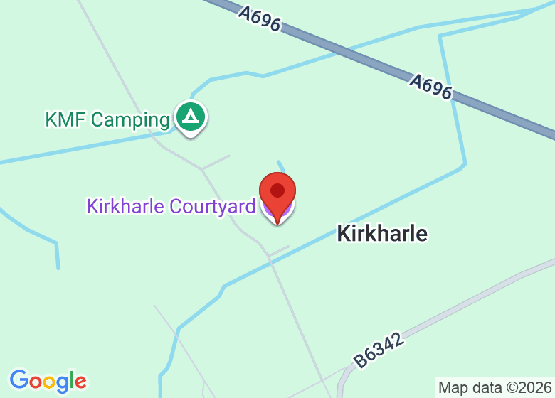 Map showing location of Kirkharle Courtyard