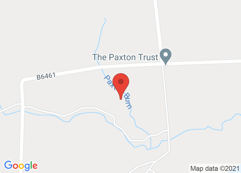 Map showing location of Paxton House