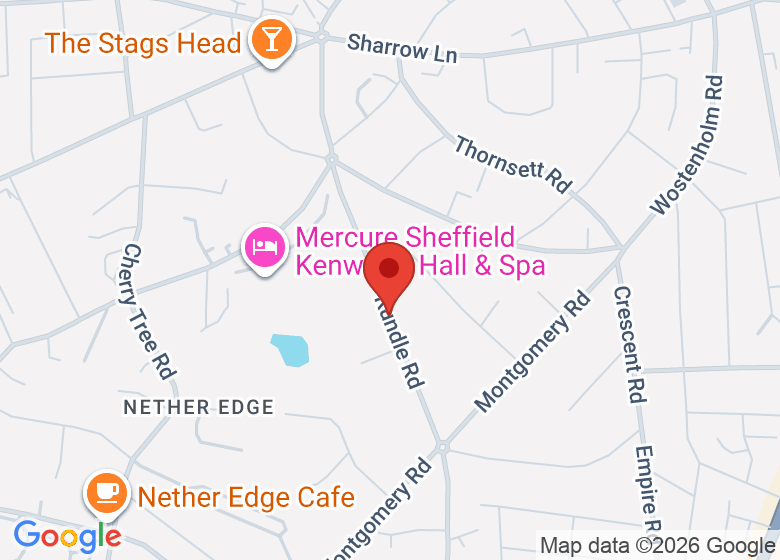 Map showing location of Tash's house