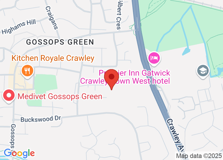 Map showing location of Dormans Youth Arts Centre