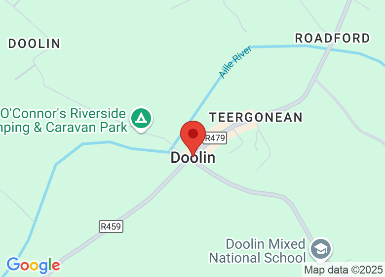 Map showing event location