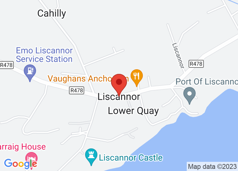 Map showing event location