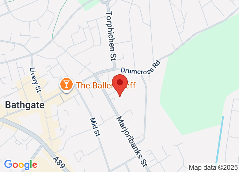 Map showing location of 31st West Lothian Scouts