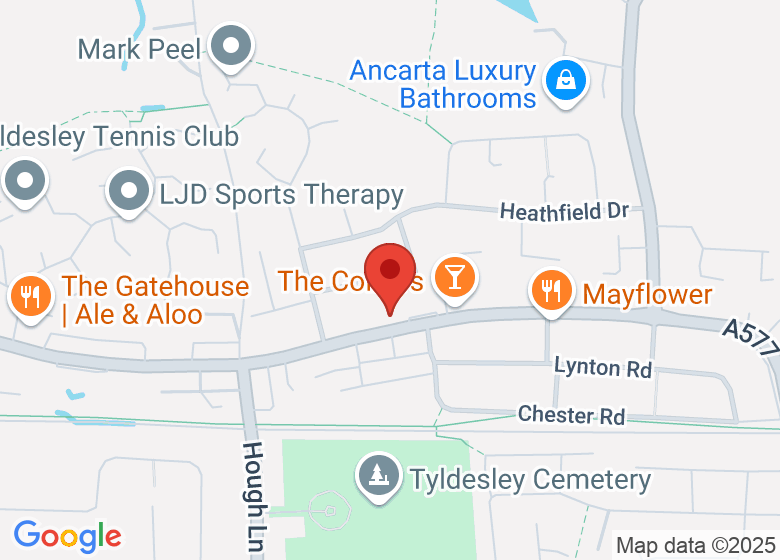 Map showing location of Kiln Time Studio