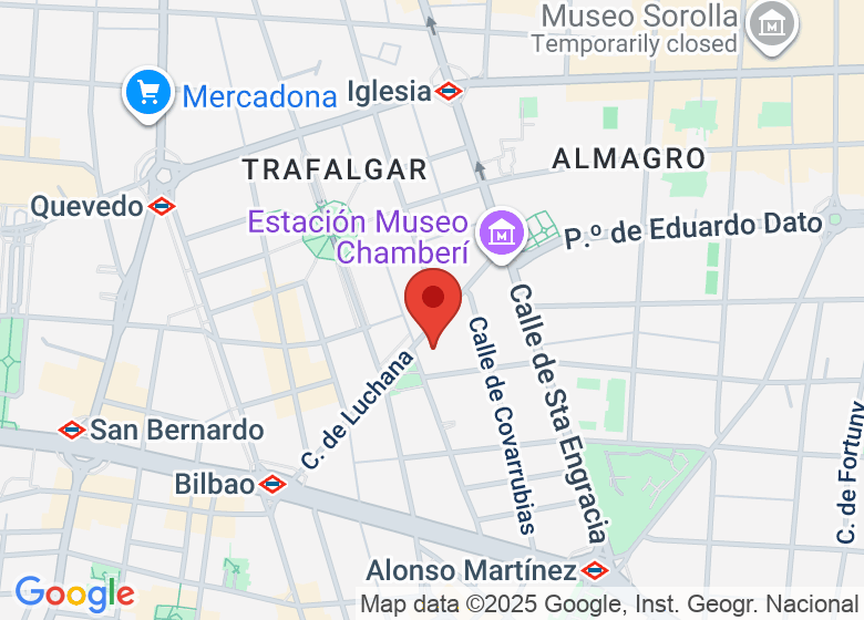 Map showing location of pastelle kitchen