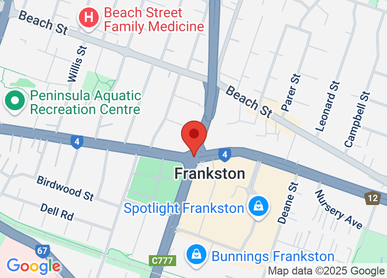 Map showing event location