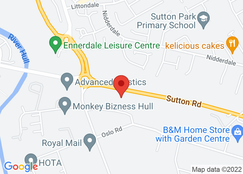 Map showing location of Pole Worx