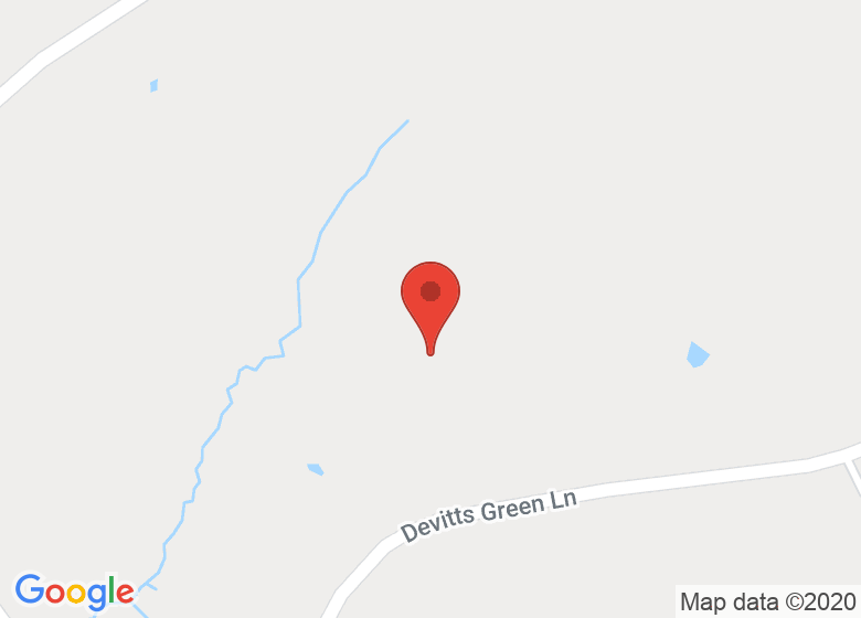 Map showing location of Acorn Barn 