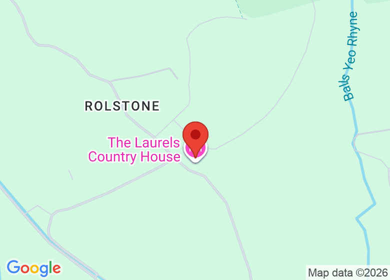 Map showing location of The Laurels Country House