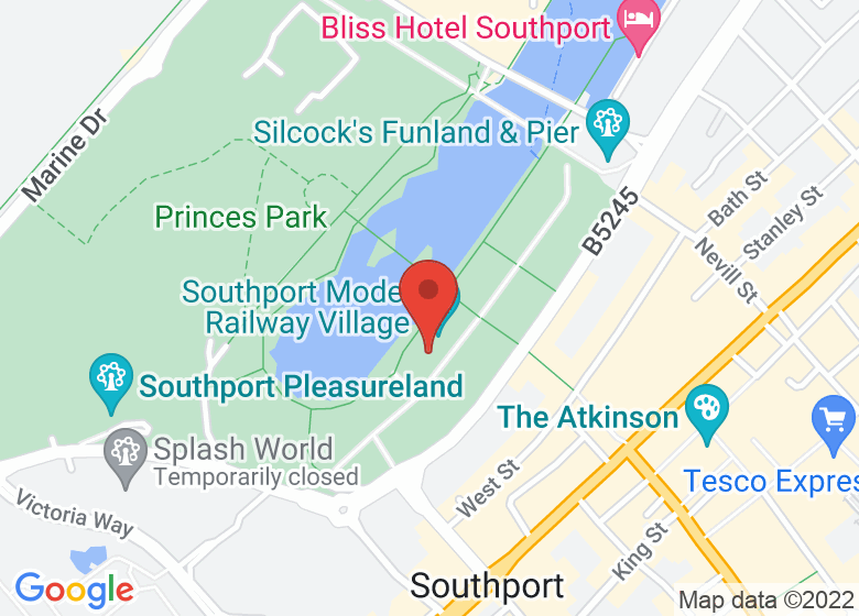 Map showing location of King's Gardens