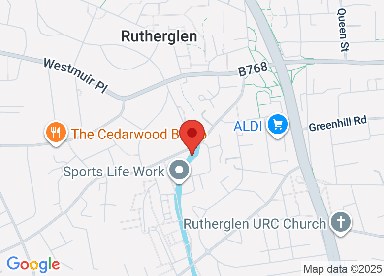 Map showing location of Inferno Fighters Gym