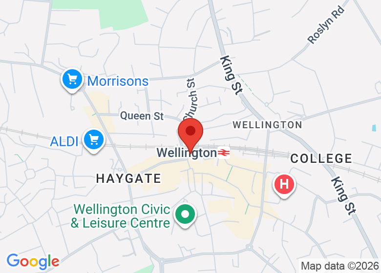 Map showing location of Wellington Orbit
