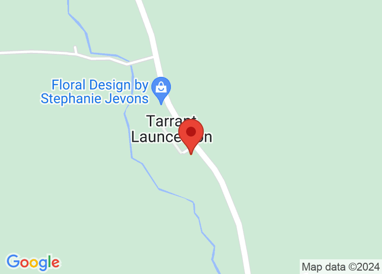 Map showing location of Launceston Farm