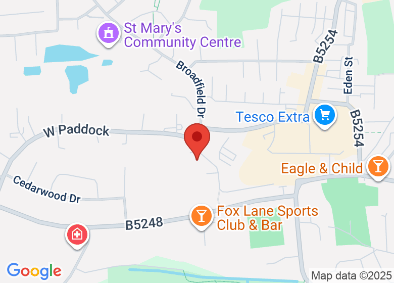 Map showing location of Leyland St Andrew's Church of England Infant School