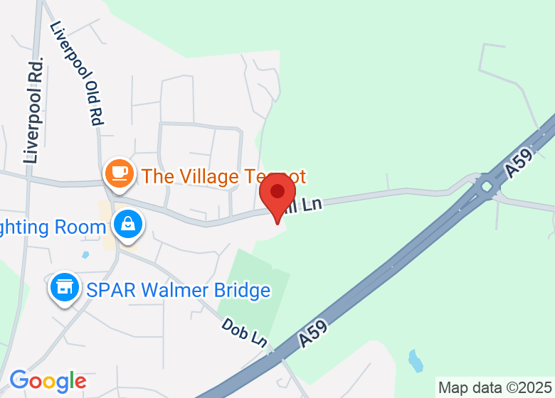Map showing location of Walmer Bridge Village Hall Association