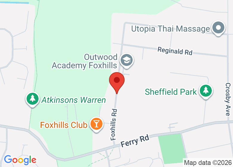 Map showing location of Crosby 3G Pitch