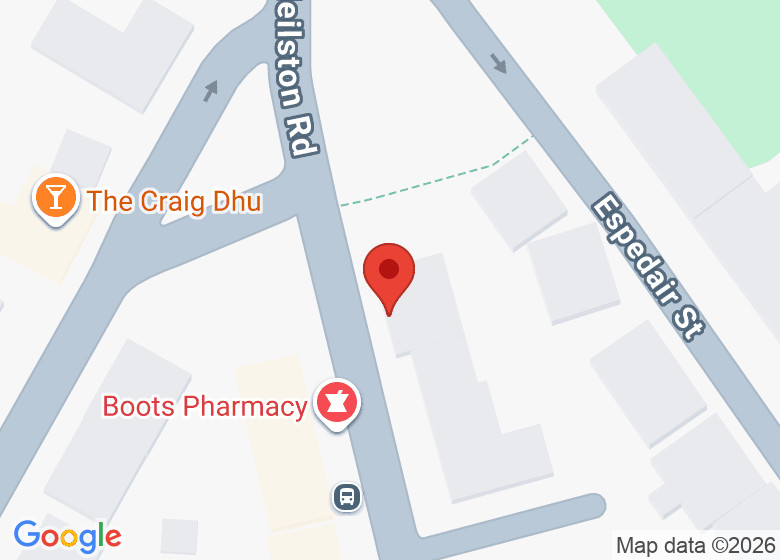 Map showing location of Connected Chiropractic