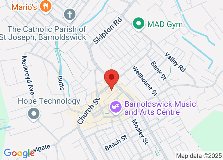 Map showing location of Civic Hall