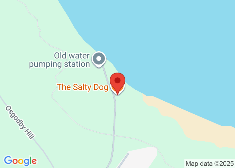 Map showing location of Foot Path Leading to Salty Dog Cafe