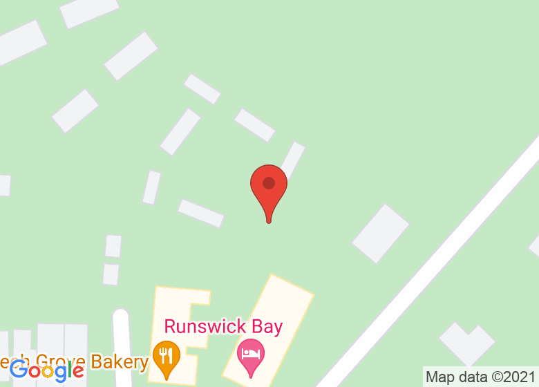 Map showing location of Runswick Bay Cafe