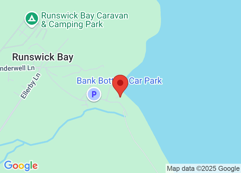 Map showing location of Seating area below Tides Cafe