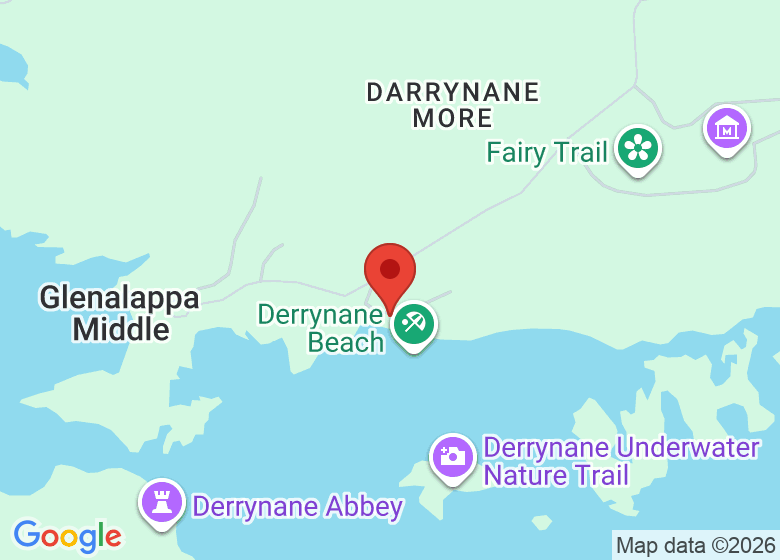 Map showing location of Lifeguard Beach