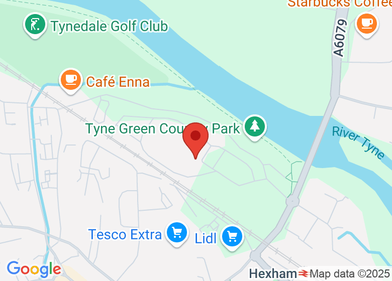 Map showing location of Hexham & Northern Marts