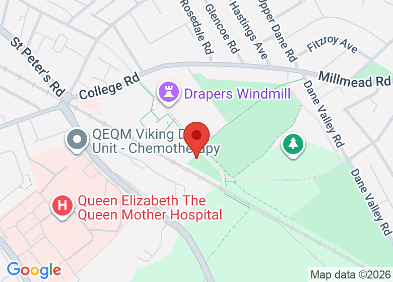 Map showing location of Windmill Market Garden