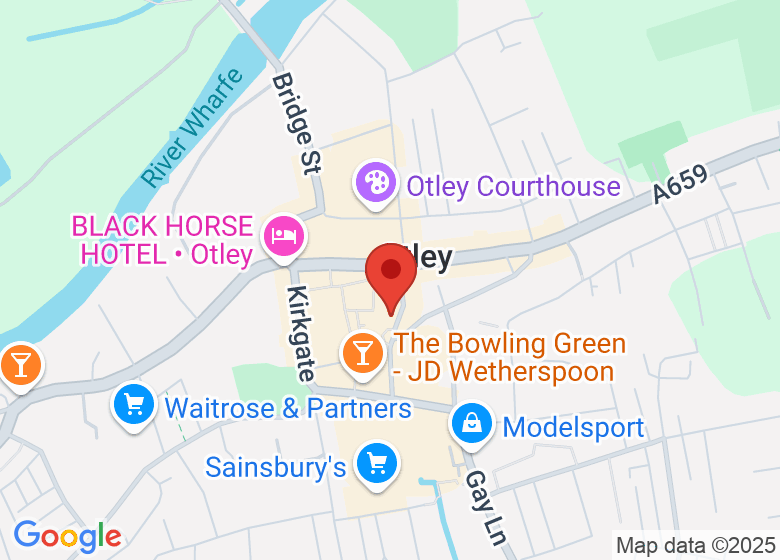 Map showing location of Sancta Bookshop Cafe & Studio