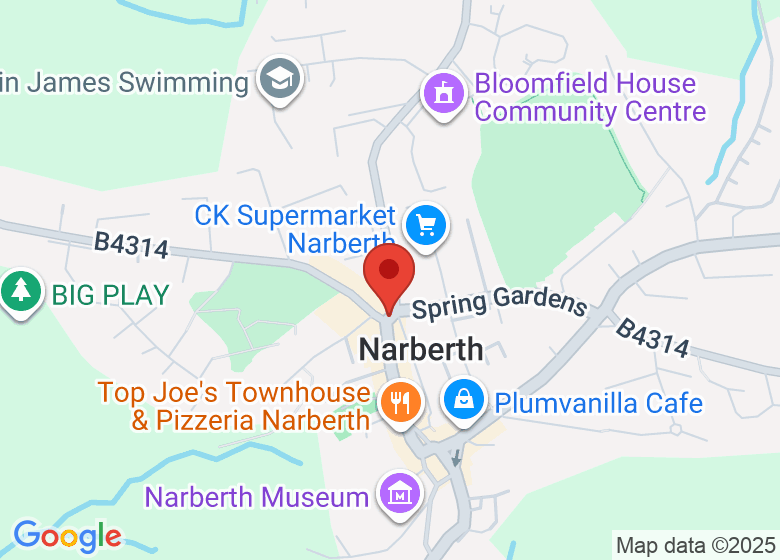 Map showing location of Green Croft