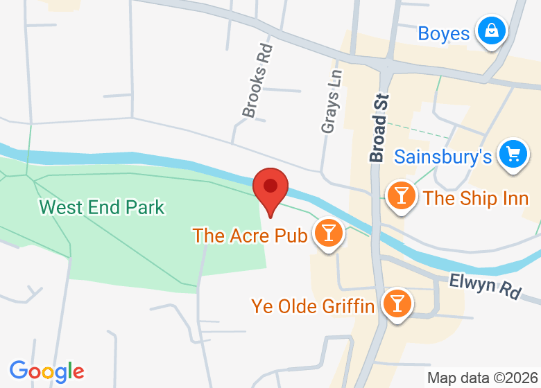 Map showing location of March Library