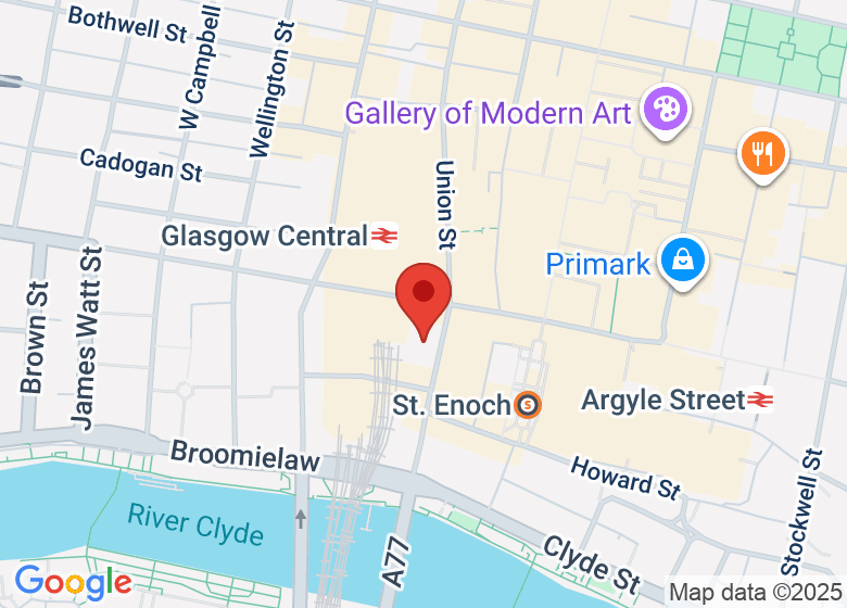 Map showing location of Studio 22