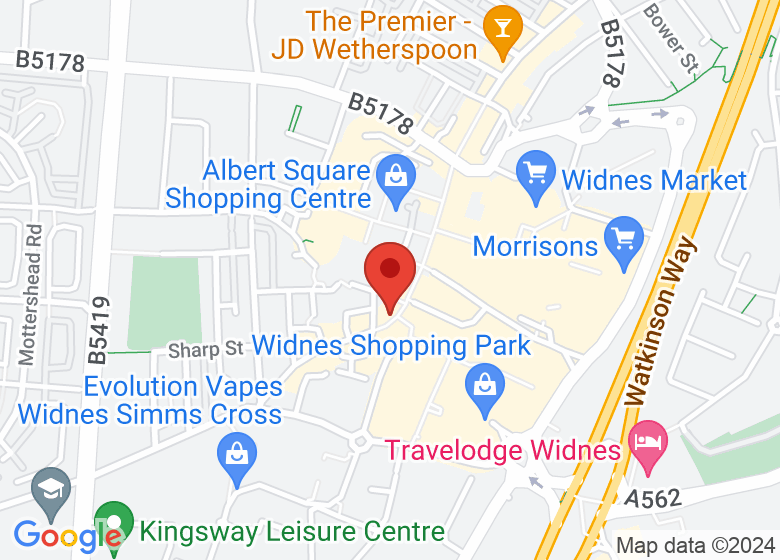 Map showing location of Angel Dust