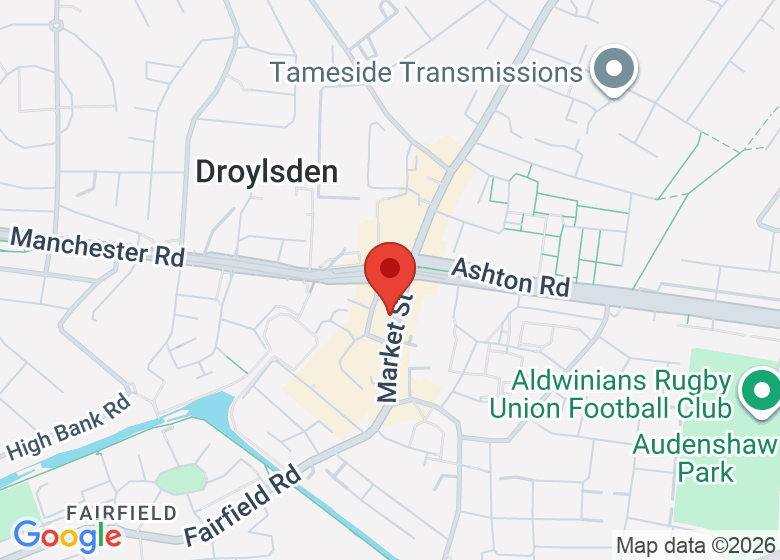 Map showing event location