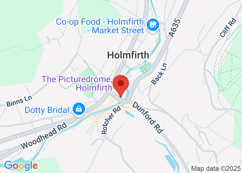 Map showing location of Society Holmfirth