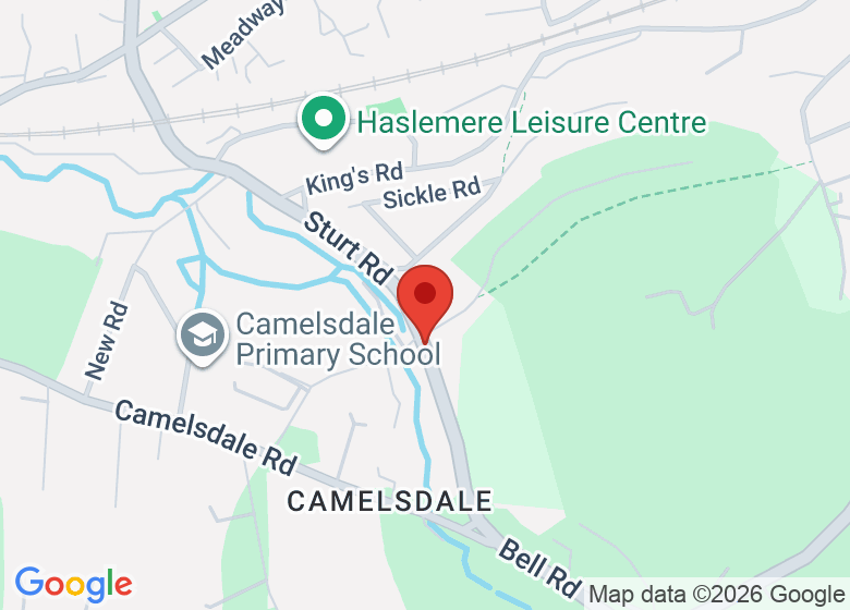 Map showing location of Grassland Close