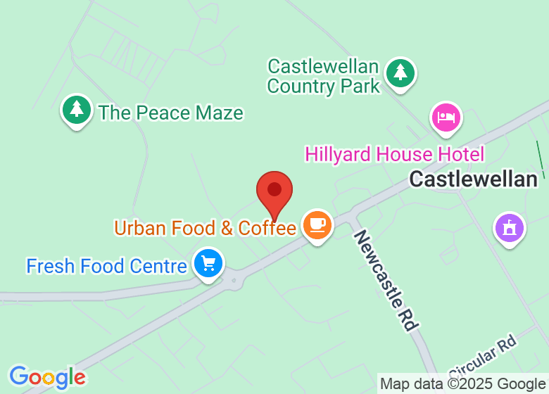 Map showing location of The Lodge Business and Cultural Centre