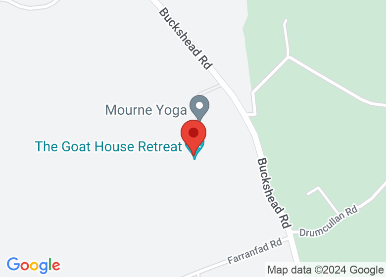 Map showing location of The Goat House Retreat