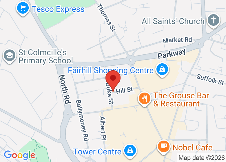 Map showing location of The Dojo