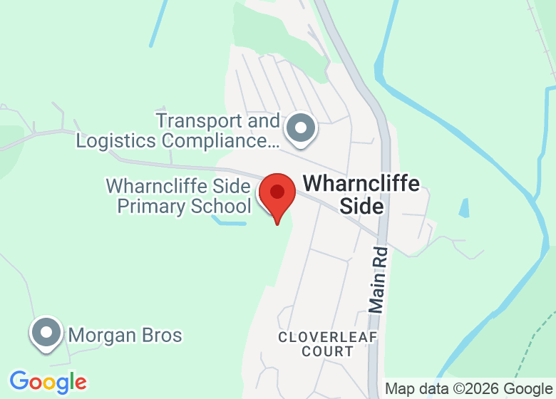 Map showing location of Wharncliffe Side Primary School