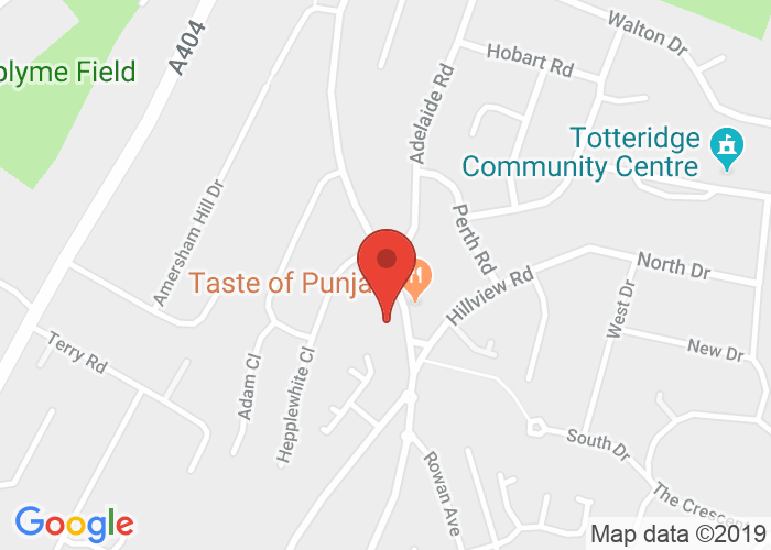 Map showing event location