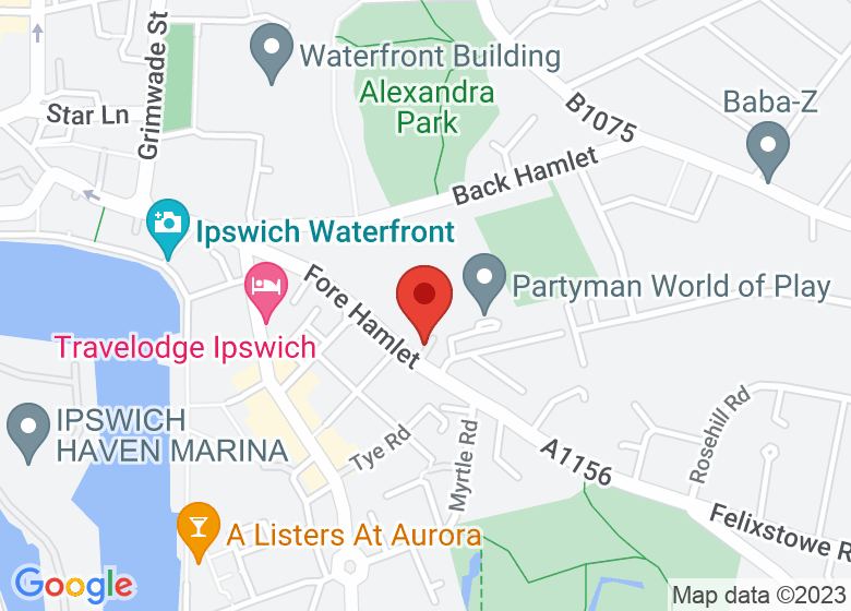 Map showing location of Venue 77
