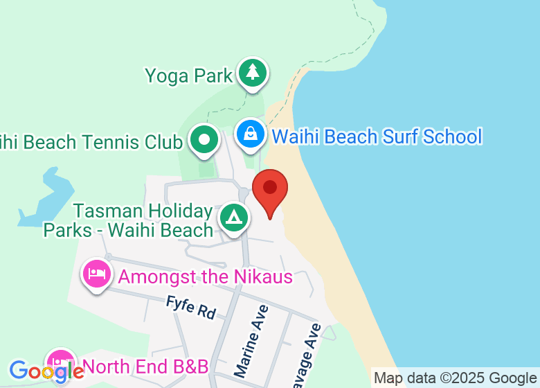 Map showing location of Waihi Beach Lifeguard Services Incorporated