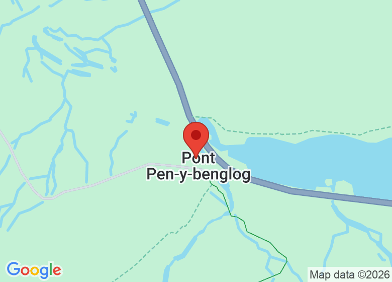 Map showing location of Maes Parcio Dyffryn Ogwen