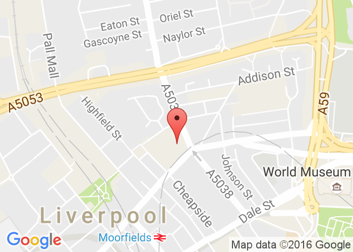 Map showing event location